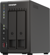QNAP NAS 2 fiókos Celeron J6412 4x2,6GHz, 8GB RAM, 2x2500Mbps,2xHDMI1.4b, 2xUSB3.2Gen2, 2xM.2 2280 PCIe Slot- TS-253E-8G