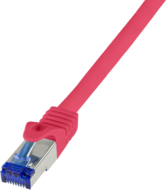 Logilink Patch kábel Ultraflex, Cat.6A, S/FTP, piros, 0,5 m
