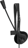 Logilink Mono headset, 1x 3,5 mm-es fejhallgató-csatlakozó, mikrofon