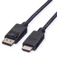 ROLINE Kábel DisplayPort 1.2 - HDMI, M/M, 1m