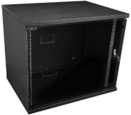 Szekr. Fali 9U 19' 400 mély x 530 Black S-Link 36093