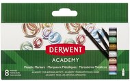 Derwent Academy 8db-os metál színű filckészlet