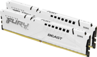 Kingston 32GB 5600MHz DDR5 Fury Beast White AMD EXPO CL36 DIMM (Kit of 2x16GB) - KF556C36BWEK2-32