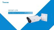 VIVOTEK VALUE Rendszámelismerő Bullet IP kamera IB9387-LPR-W