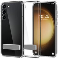 SPIGEN ULTRA HYBRID S műanyag telefonvédő (közepesen ütésálló, szilikon légpárnás keret, kitámasztó) ÁTLÁTSZÓ