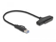 Delock USB - SATA 6 Gb/s átalakító USB Type-C vagy A-típusú USB konnektorral