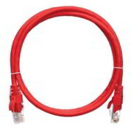 NIKOMAX Patch kábel S/FTP CAT6a, PVC, 1m, piros