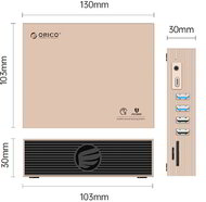 ORICO Type-C 15-in-1 10Gbps Multifunction Docking Station / input: USB-C 10Gbps; output: 2x USB-A 3.0, 4x USB-A 2.0, 1x USB-C 3.0, 1x TF/SD(USB2.0), 2x HDMI 4K/60Hz, 1x DP 4K/60Hz, 1x RJ45 (1000Mbps), 1x 3.5mm audio, 1x USB-C PD3.0 100W /