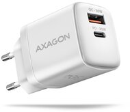 Axagon ACU-PQ30W USB-C + QC3.0 30W fehér fali töltő