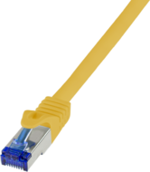 Logilink Patch kábel Ultraflex, Cat.6A, S/FTP, sárga, 0,25 m