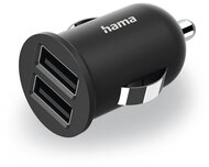 Hama 223351 2,4A 2xUSB fekete szivargyújtó töltő