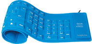 Logilink Billentyűzet rugalmas vízálló USB + PS/2, kék