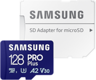 Samsung 128GB MB-MD128SA/EU MicroSD (PRO PLUS, R180/W130, adapter, 128GB)
