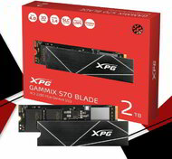 ADATA 2TB XPG GAMMIX S70 BLADE SSD (3D, M.2 PCIe Gen 4x4, r:7400 MB/s, w:6800 MB/s, PS5 Ready) - AGAMMIXS70B-2T-CS