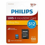 Philips 512GB MicroSDXC Class 10 UHS-I U1 Adapter - PH133549