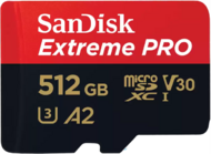 SanDisk 512GB MICROSD EXTREME PRO KÁRTYA 200/140 MB/s, A2 C10 V30 UHS-I U3 - 214507