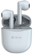 DEVIA JOY A10 bluetooth fülhallgató SZTEREO (v5.0, TWS, mikrofon + töltőtok) FEHÉR