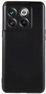 Szilikon telefonvédő (matt) FEKETE - OnePlus 10T 5G