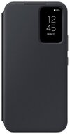 SAMSUNG tok álló (aktív FLIP, oldalra nyíló, Clear View Cover) FEKETE Samsung Galaxy A34 5G (SM-A346)