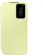 SAMSUNG tok álló (aktív FLIP, oldalra nyíló, Clear View Cover) LIME Samsung Galaxy A54 5G (SM-A546)