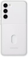 SAMSUNG műanyag telefonvédő (közepesen ütésálló, cserélhető átlátszó + bankkártya tartó hátlap) FEHÉR Samsung Galaxy S23 Plus (SM-S916)