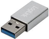 LogiLink USB 3.2 Gen1 Type-C adapter, USB-A/M-USB-C/F, ezüst
