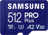 Samsung 512GB MicroSD MB-MD512SA/EU (PRO PLUS, UHS-I, R180/W130, adapter, 512GB)