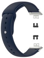 Pótszíj (egyedi méret, szilikon) SÖTÉTKÉK - Huawei Watch Fit