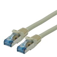 ROLINE Kábel S/FTP PATCH CAT6a LSOH, 0,3m, szürke