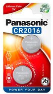 PANASONIC gombelem (CR2016, 3V, lítium) 2db / csomag