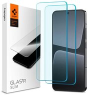 SPIGEN SLIM képernyővédő üveg 2db (2.5D, extra karcálló, tokbarát, ultravékony, 0.2mm, 9H) ÁTLÁTSZÓ - Xiaomi 13
