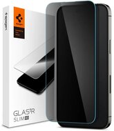 SPIGEN képernyővédő üveg (2.5D, extra karcálló, betekintés védelem, ultravékony, 0.2mm, 9H) ÁTLÁTSZÓ - Apple iPhone 14 Pro