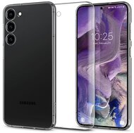 SPIGEN AIRSKIN műanyag telefonvédő (ultravékony, 0.4 mm) ÁTLÁTSZÓ - Samsung Galaxy S23 (SM-S911)