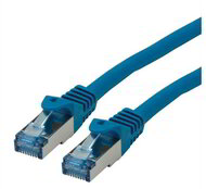 ROLINE Kábel S/FTP PATCH CAT6a LSOH, 10m, kék