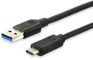 Equip Átalakító Kábel - 128343 (USB-C 3.2 Gen1 to USB-A, apa/apa, fekete, 0,25m)