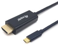 Equip Kábel - 133411 (USB-C to HDMI, apa/apa, 4K/30Hz, műanyag burkolat, 1m)