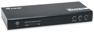Equip HDMI Switch - 332726 (1x Bemenet, 5x Kimenet, USB tápellátás, aluminium, fekete)