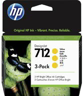 HP 3ED79A No.712 3 x 29ml Yellow