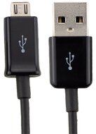 SAMSUNG adatkábel és töltő (USB - microUSB, 100cm) FEKETE