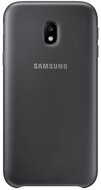 SAMSUNG műanyag telefonvédő (dupla rétegű, gumírozott) FEKETE Samsung Galaxy J5 (2017) SM-J530 EU
