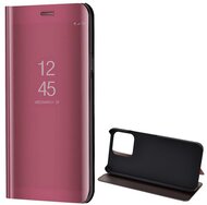 Tok álló (aktív FLIP, oldalra nyíló, asztali tartó funkció, tükrös felület, Mirror View Case) RÓZSASZÍN Honor 70 Lite 5G Honor X6 (2022) Honor X8 5G