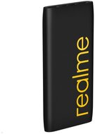 REALME 3i vésztöltő 2 USB / Type-C / microUSB (10000 mAh, 12W, gyorstöltés támogatás) FEKETE