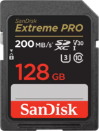 Sandisk MicroSD kártya - 128GB Extreme Pro (200/90 MB/s Class 10 UHS-I, A1 V30)