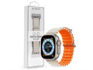 DEVIA APPLE WATCH SZILIKON SPORT SZÍJ - DELUXE SERIES SPORT6 SILICONE TWO-TONE WATCH BAND - 42/44/45/49 MM - STARLIGHT/O