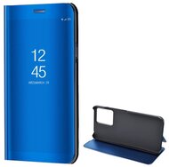 Tok álló (aktív FLIP, oldalra nyíló, asztali tartó funkció, tükrös felület, Mirror View Case) KÉK Xiaomi Redmi Note 12 Pro