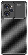 Szilikon telefonvédő (közepesen ütésálló, légpárnás sarok, karbon minta) FEKETE - Xiaomi Poco X5 Pro 5G