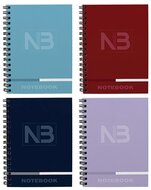 TC Notebook 3 A5 120 lapos osztott (2x40 vonal+1x40 kockás) spirálfüzet