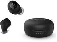 MOTOROLA BUDS 150 bluetooth fülhallgató SZTEREO (v5.0, TWS, mikrofon, IPX5 vízálló + töltőtok) FEKETE