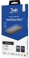 3MK HARD GLASS MAX képernyővédő üveg (3D full cover, íves, karcálló, tok barát, 0.3mm, 9H, külső kijelzőre) FEKETE Samsung Galaxy Z Fold 4 (SM-F936)