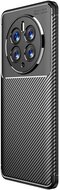 Szilikon telefonvédő (közepesen ütésálló, légpárnás sarok, karbon minta) FEKETE Huawei Mate 50 Pro